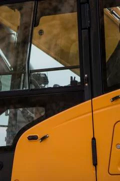 The excavator door Stock Photos