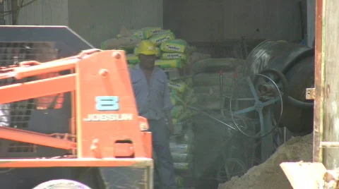 Excavator driving Stock-Footage 305187