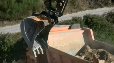 Excavator Stock Footage 151251