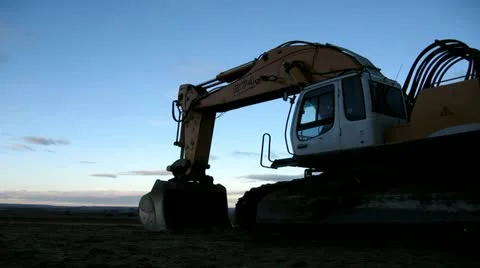 Excavator Stock Footage 20612224
