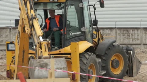 Excavator Stock Footage 51354016