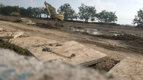 Excavator Stock Footage 208871874
