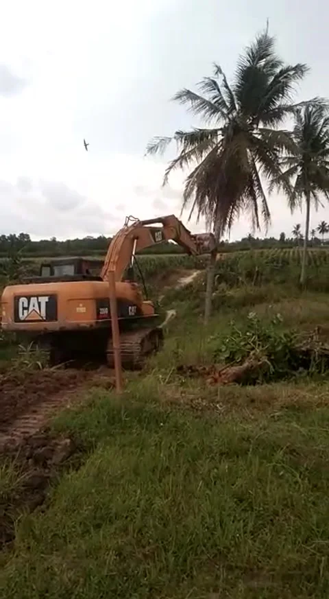 Excavator Stock Footage 218639288