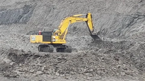Excavator Stock Footage 220339223