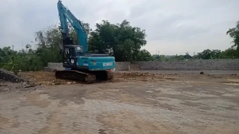 Excavator Stock Footage 240963673