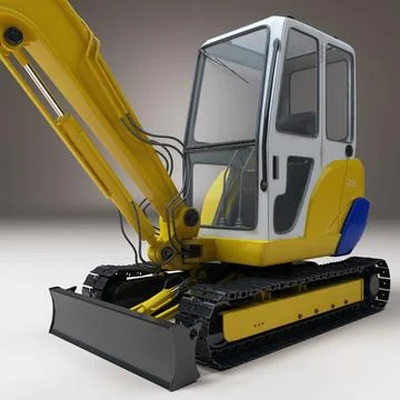Excavator Hitachi ex25 3D Model