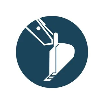 Excavator icon image design Stock Illustration