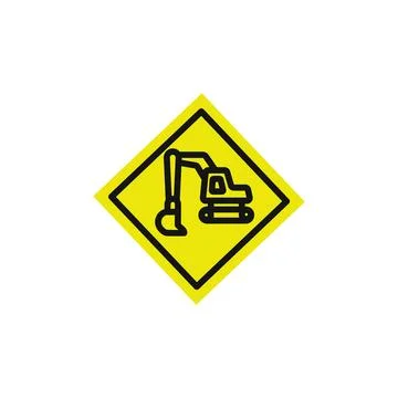 Excavator Icon vector set collection for web Stock Illustration