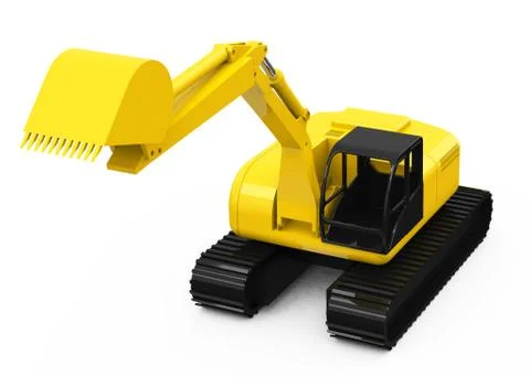 The excavator Stock Illustration