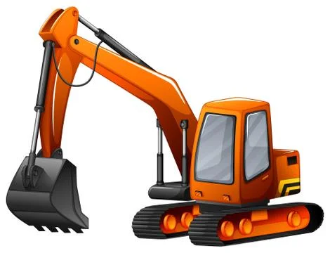 Excavator Stock Illustration