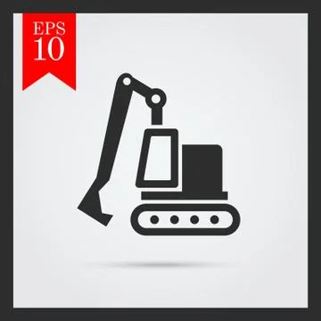 Excavator Stock Illustration