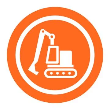Excavator Stock Illustration