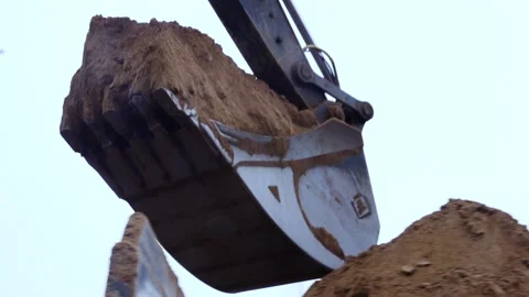 Excavator kovsh Stock Footage 165226998