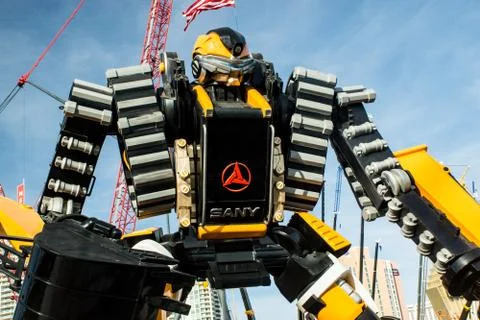 Excavator Robot Stock Photos