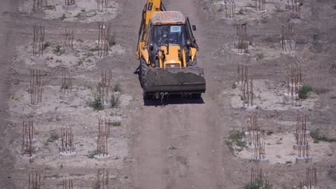 Excavator small - 4 Stock Footage 147250116