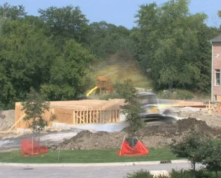 Excavator Time Lapse PAL Stock Footage 530614
