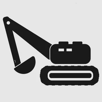 Excavator vector illustration design Illustrazione stock