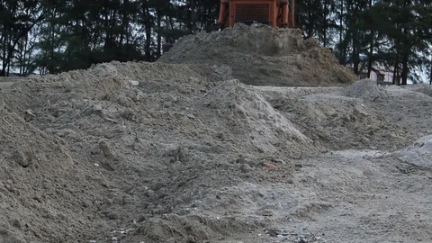 Excavator working Stock-Footage 90967904