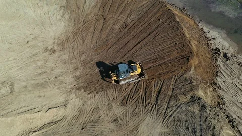 Excavator working Stock Footage 117469834