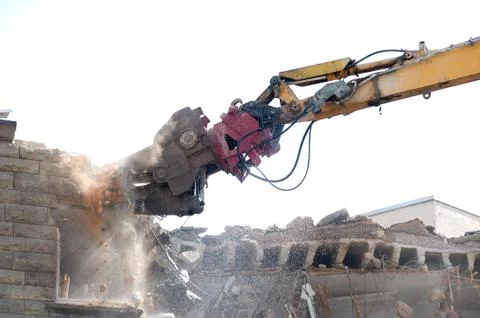 Excavators bite Foto stock