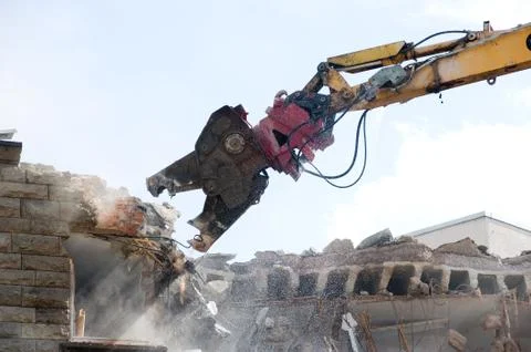 Excavators bite Stock Photos
