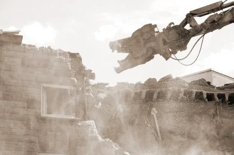 Excavators bite Stock Photos