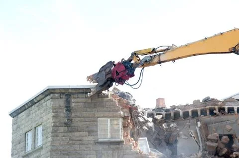 Excavators bite Foto stock