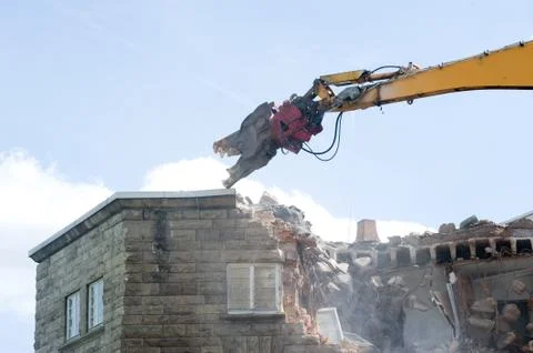 Excavators bite Stock Photos