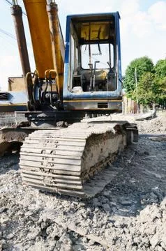 Excavators. Stock Photos