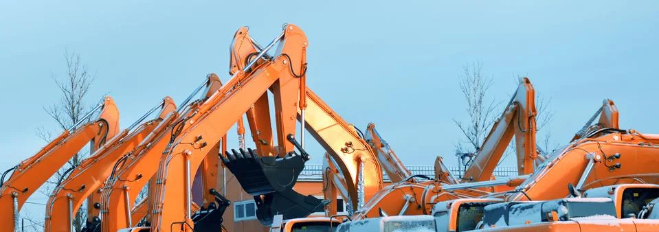 Excavators Stock Photos