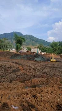 Excavators Foto stock