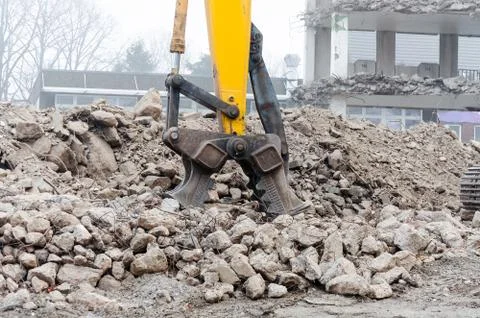 Excavators pliers Stock Photos