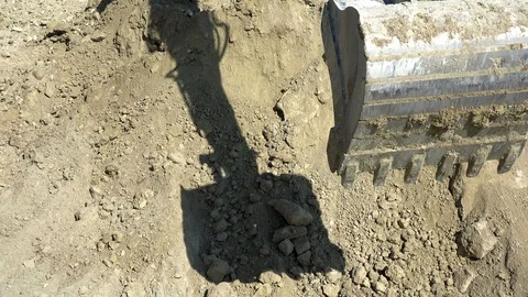 Excavators At Work, close up Stock Footage 89209606