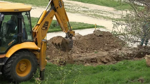 Excavators At Work Vidéo 74950284