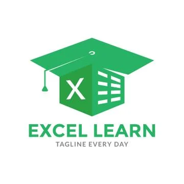 Excel Academy logo design vector Stock Illustration