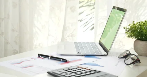 Excel graph with Spreadsheet Document showing Information Financial Startup Conc Stock Footage 231755250