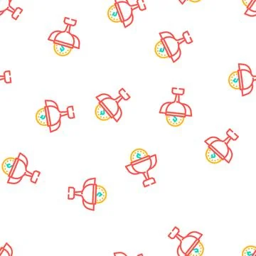 Excellence business ethics vector seamless pattern Illustrazione stock