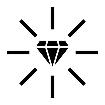 Excellence Glyph Icon Stock Illustration