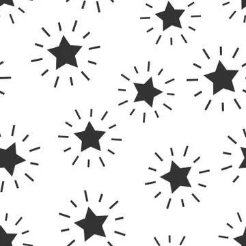 Excellence icon seamless pattern background. Star ribbon vector illustration  스톡 일러스트