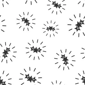 Excellence icon seamless pattern background. Star ribbon vector illustration  イラスト素材