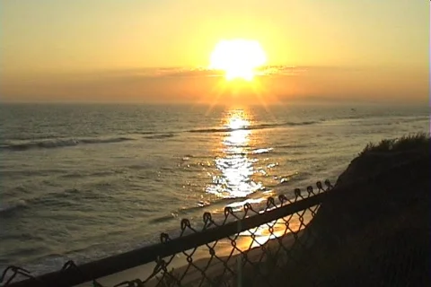 Excellent beach sunset 스톡 동영상 368307