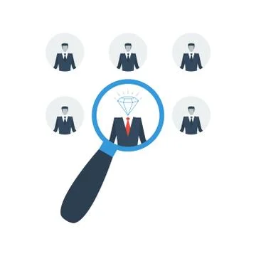 Excellent candidate concept Illustrazione stock