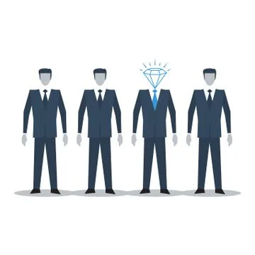 Excellent candidate concept Stock Illustration