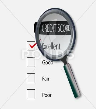 Excellent credit score Stock Illustration