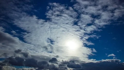 Excellent fast clouds. timelapse Stock Footage 70093967