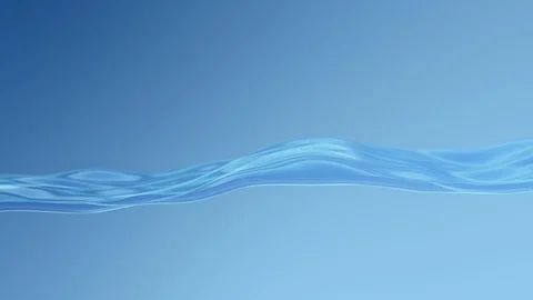 Excellent fluid motion. Waterline border. Slow motion. Looped animation. Stock-Footage 129374862