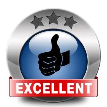 Excellent icon Stock Illustration