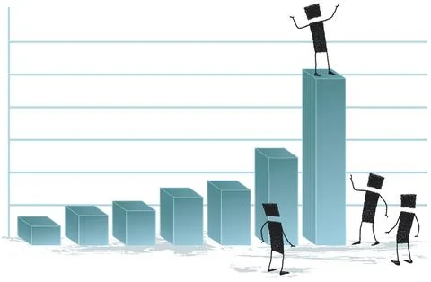 Excellent results Stock Illustration