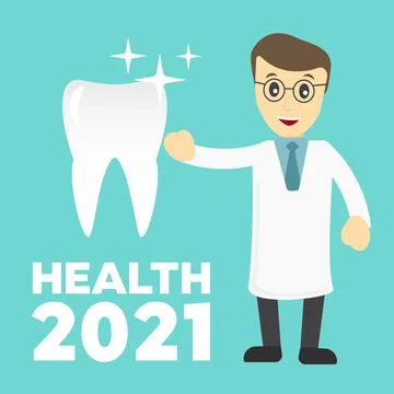 Excellent Vector Tooth. Stomatology prosthesis, implantation flat vector illu Stock Illustration