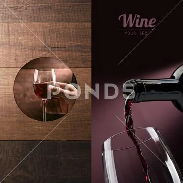 Excellent wine tasting Stock Photos